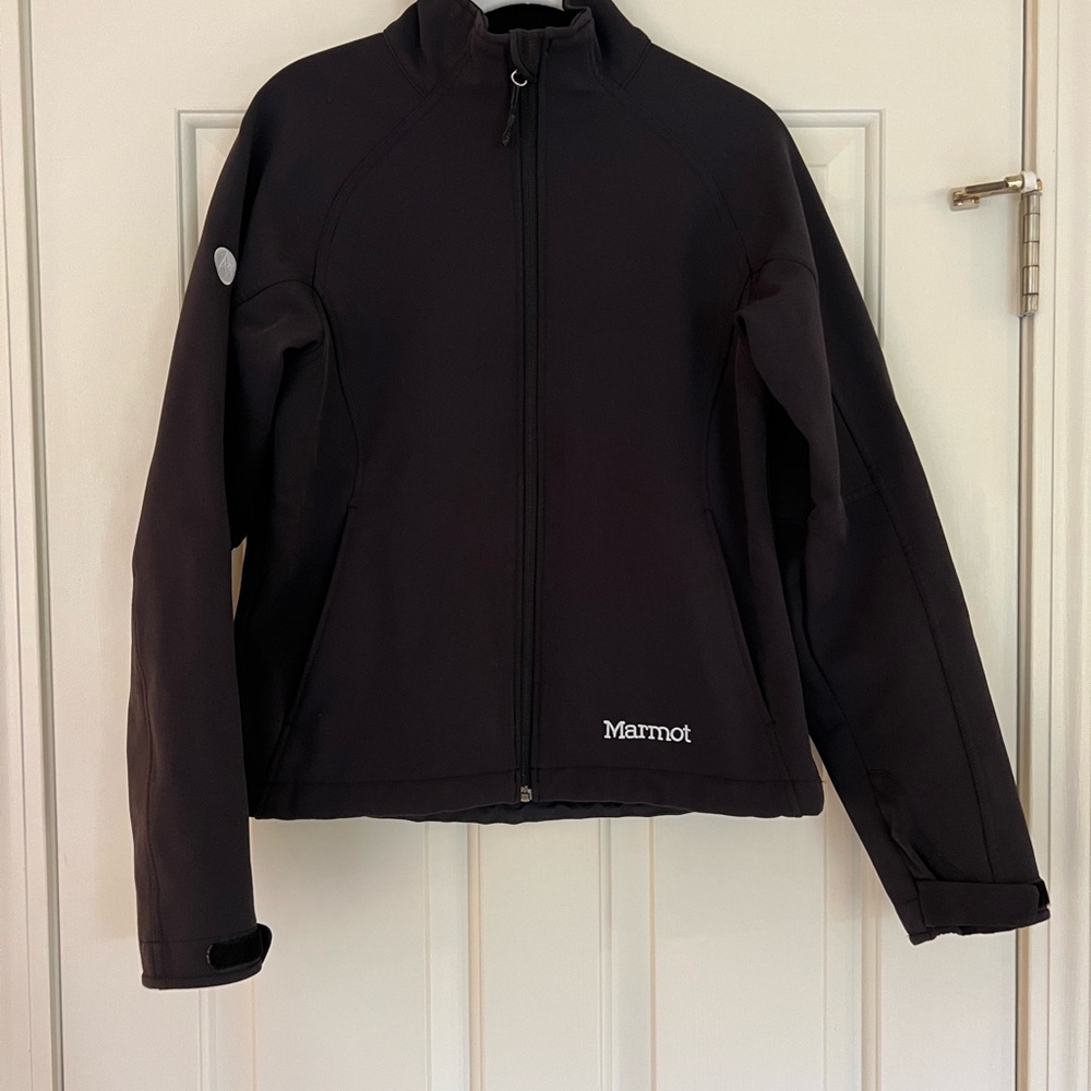Marmot Women's black, water-resistant, Jacket w/low pile fleece inside